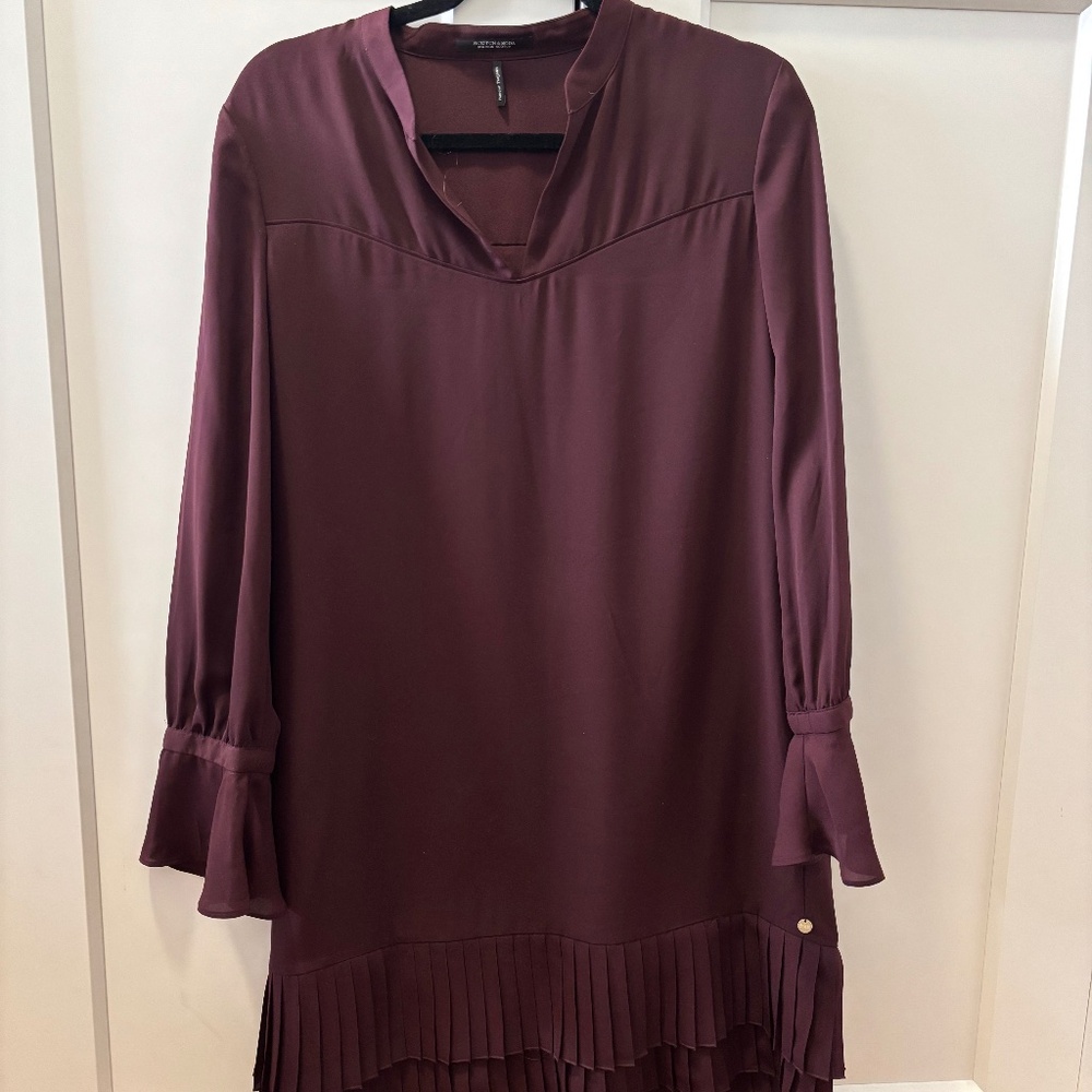 Scotch & Soda burgundy dress